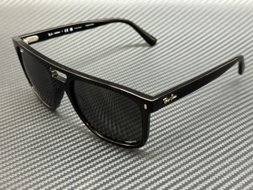 RAY BAN RB2213CH 901 K8 Black Grey Polarized Unisex 58 mm Sunglasses