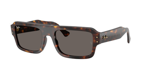 RAY BAN RB4454 1359B1 Havana Grey Unisex 56 mm Sunglasses