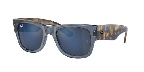 RAY BAN RB0840S 6638O4 Dark Blue Mirror Unisex 51 mm Sunglasses