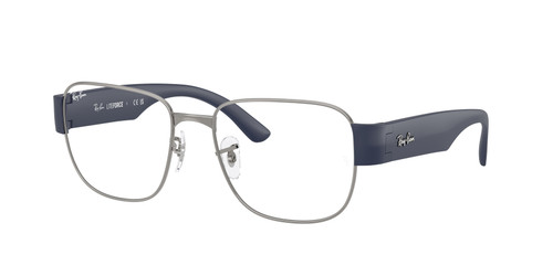RAY BAN RX6532 3189 Gunmetal Matte Blue 55 mm Unisex Eyeglasses