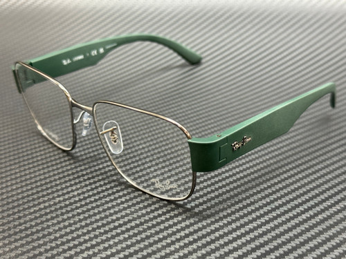 RAY BAN RX6532 3190 Gunmetal Matte Green Unisex 55 mm Eyeglasses