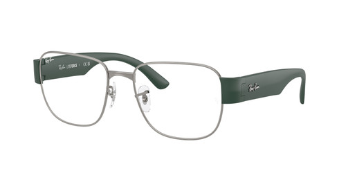 RAY BAN RX6532 3190 Gunmetal Matte Green Unisex 55 mm Eyeglasses