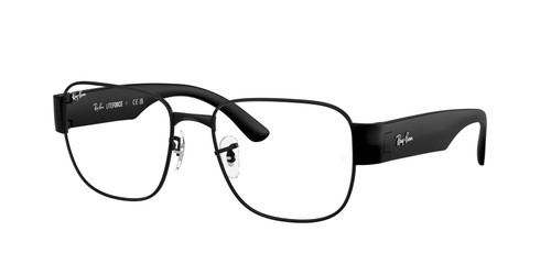 RAY BAN RX6532 2509 Matte Black Unisex 55 mm Eyeglasses