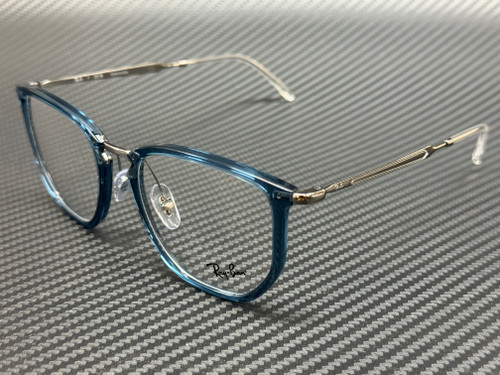 RAY BAN RX4451V 8426 Transparent Blue Gunmetal 53 mm Eyeglasses