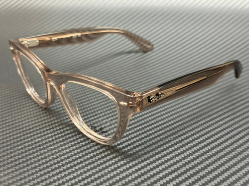 RAY BAN RX5510 8449 Transparent Brown Unisex 52 mm Eyeglasses