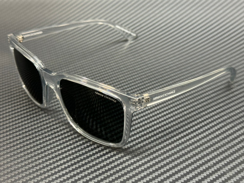 ARMANI EXCHANGE AX4112SU 823987 Transparent Grey Men's 55 mm Sunglasses