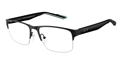 ARMANI EXCHANGE AX1068 6000 Matte Black Men's 56 mm Eyeglasses