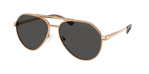MICHAEL KORS MK1168 189987 Gold Grey Women's 60 mm Sunglasses