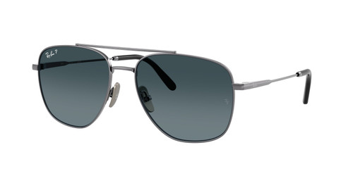 RAY BAN RB8097 165 S3 Gunmetal Blue Gradient Polarized Unisex 59 mm Sunglasses