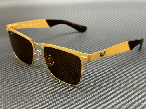 RAY BAN RB3875 927631 Legend Gold Brown Men's 56 mm Sunglasses