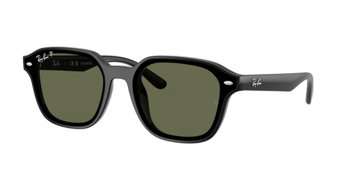 RAY BAN RB4458D 601 9A Black Green Polarized Unisex 65 mm Sunglasses