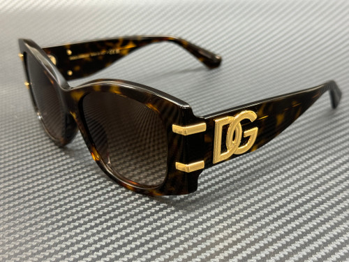 DOLCE & GABBANA DG4501 502 13 Havana Brown Gradient 54 mm Sunglasses