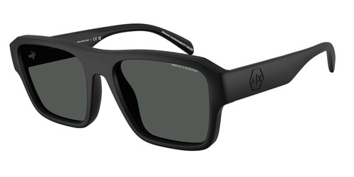 ARMANI EXCHANGE AX4154SU 807887 Matte Black Grey Men's 56 mm Sunglasses