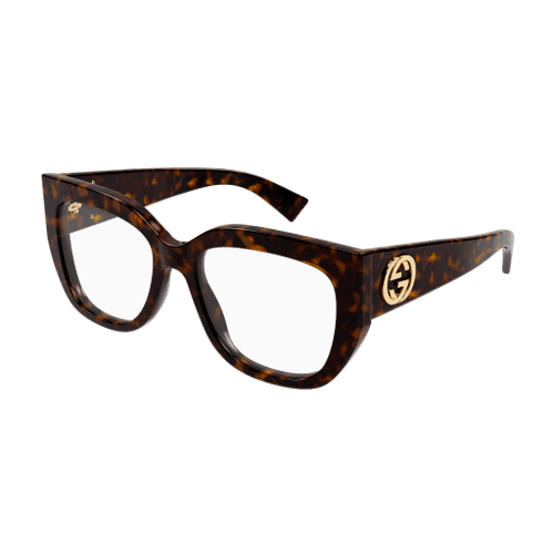 GUCCI GG1846O 002 Brown Havana Women's 54 mm Small Eyeglasses