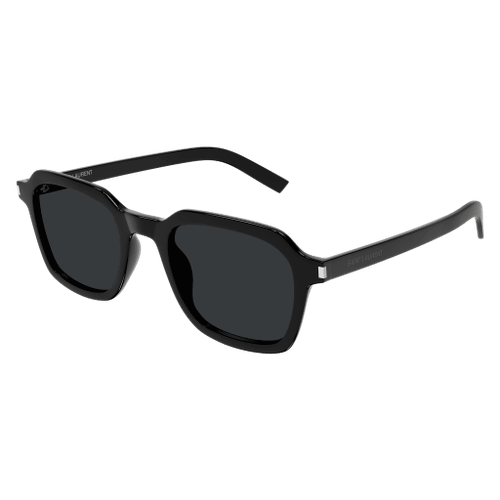 SAINT LAURENT SL 716 SLIM 001 Black Grey Unisex 50 mm Medium Sunglasses