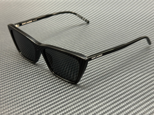 SAINT LAURENT SL 737 MICA THIN 001 Black Grey Women's Small 54 mm Sunglasses