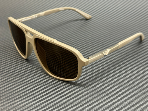 EMPORIO ARMANI EA4236U 543773 Matte Beige Brown Men's 59 mm Sunglasses