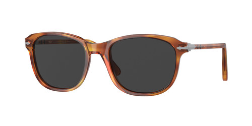 PERSOL PO1935S 96 48 Terra Di Siena Black Polarized Unisex 53 mm Sunglasses