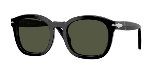 PERSOL PO0082S 95 31 Black Green Unisex 54 mm Sunglasses