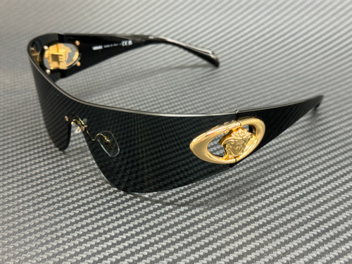 VERSACE VE2280 100287 Black Grey Women's 70 mm Sunglasses