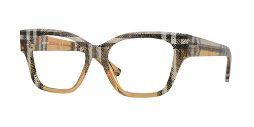 BURBERRY BE2420 4146 Check Sand Women's 52 mm Eyeglasses