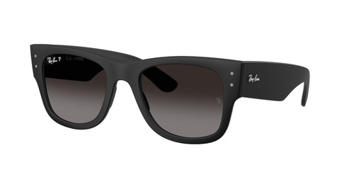 RAY BAN RB4840S 601ST3 Black Matte Grey Polarized Unisex 52 mm Sunglasses