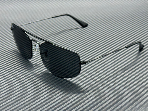 RAY BAN RB3845 002 B1 Black Grey Unisex 60 mm Sunglasses