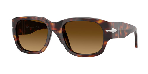 PERSOL PO3380S 24 85 Havana Brown Gradient Unisex 52 mm Sunglasses