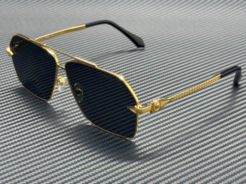 VERSACE VE2284 100287 Gold Grey Men's 63 mm Sunglasses