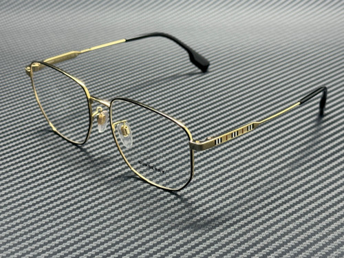 BURBERRY BE1352D 1318 Gold Black Men's 56 mm Eyeglasses