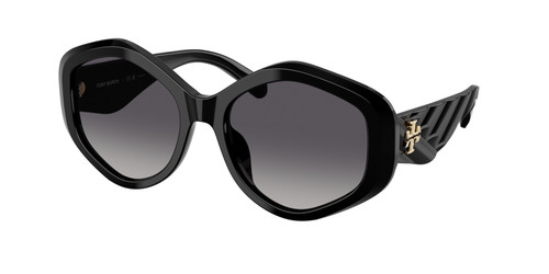 TORY BURCH TY7217U 1709T3 Black Grey Gradient Polarized Women's 55 mm Sunglasses