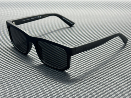 ARMANI EXCHANGE AX4165S 807887 Matte Black Grey Men's 56 mm Sunglasses