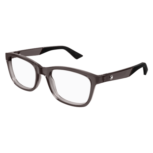 MONT BLANC MB0401O 003 Grey Transparent Men's 55 mm Eyeglasses