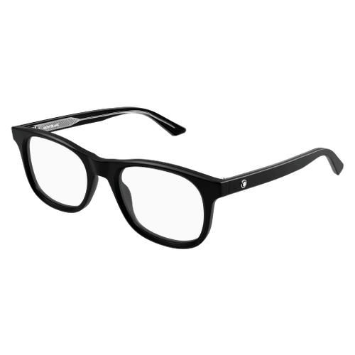 MONT BLANC MB0385O 008 Matte Black Men's Medium 54 mm Eyeglasses