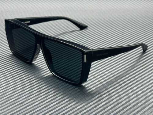 SAINT LAURENT SL 756 001 Black Unisex 64 mm Medium Sunglasses
