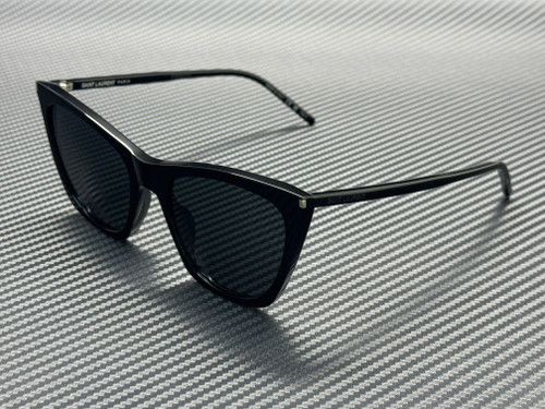 SAINT LAURENT SL 214 KATE THIN 001 Black Women's 55 mm Sunglasses
