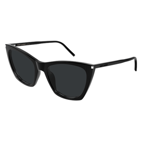 SAINT LAURENT SL 214 KATE THIN 001 Black Women's 55 mm Sunglasses