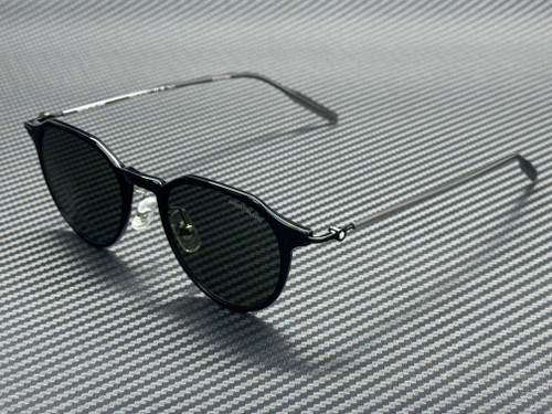 MONT BLANC MB0355S 001 Black Grey Men's 49 mm Sunglasses
