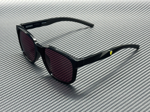 FERRARI FZ6019D 501 1E Black Red Mirror Men's 56 mm Sunglasses