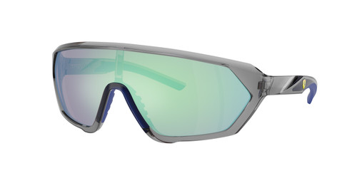 FERRARI FZ6017U 524 7V Opal Grey Blue Mirror Men's 66 mm Sunglasses