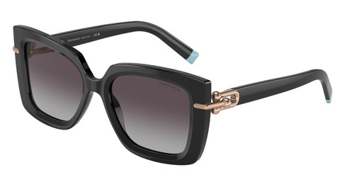 TIFFANY TF4199 80013C Black Grey Gradient Women's 53 mm Sunglasses