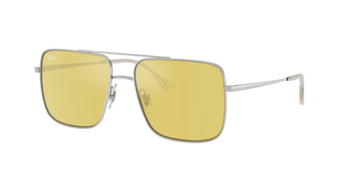RAY BAN RB3758 003 6D Silver Yellow Flash Unisex 54 mm Sunglasses