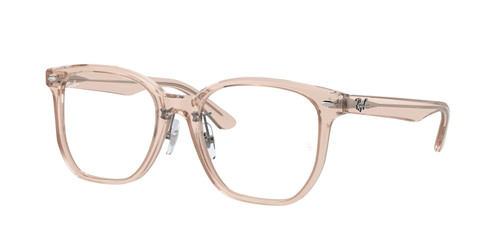 RAY BAN RX5425D 8267 Transparent Brown Unisex 54 mm Eyeglasses