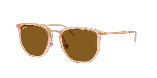 RAY BAN RB4451 680133 Transparent Beige Brown Unisex 53 mm Sunglasses