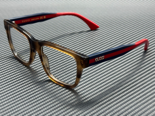 GUCCI GG1870O 003 Havana Blue Men's Medium 53 mm Eyeglasses