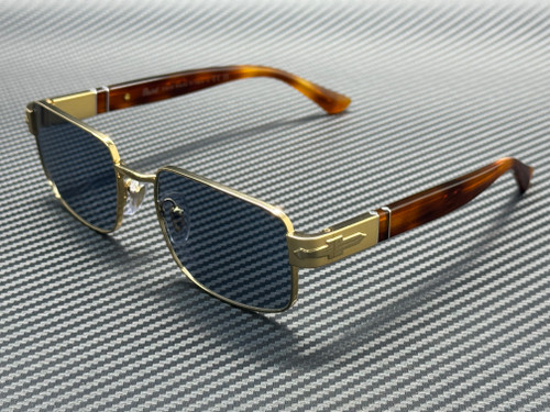 PERSOL PO1022S 113256 Gold Light Blue Men's 58 mm Sunglasses