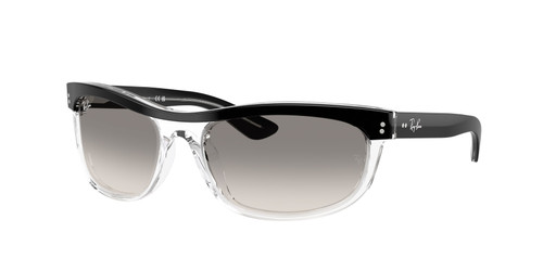RAY BAN RB2489 129432 Black on Transparent Grey Gradient Unisex 62 mm Sunglasses
