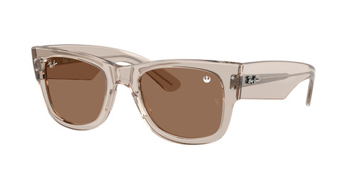 RAY BAN RB0840S 68701A Light Brown Violet Unisex 51 mm Sunglasses
