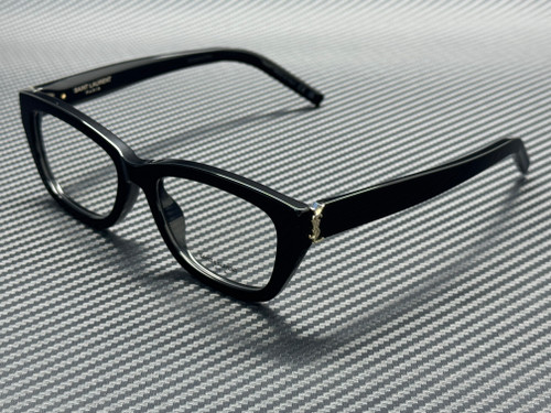 SAINT LAURENT SL M153 001 OPT Black Gold Women's 55 mm Medium Eyeglasses