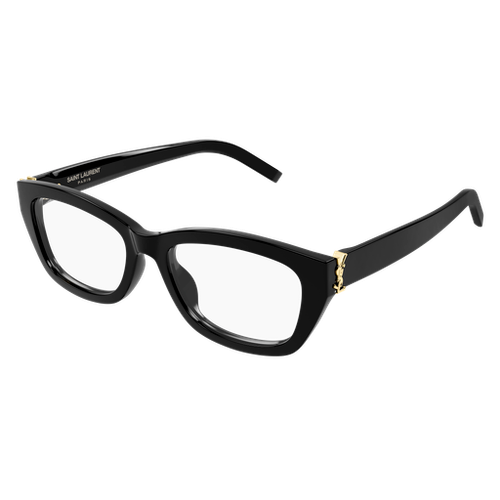 SAINT LAURENT SL M153 001 OPT Black Gold Women's 55 mm Medium Eyeglasses